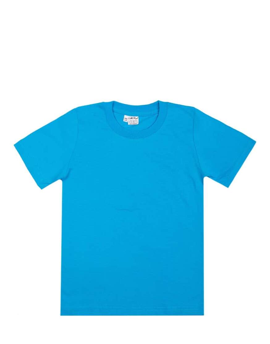 Голубая детская футболка оптом